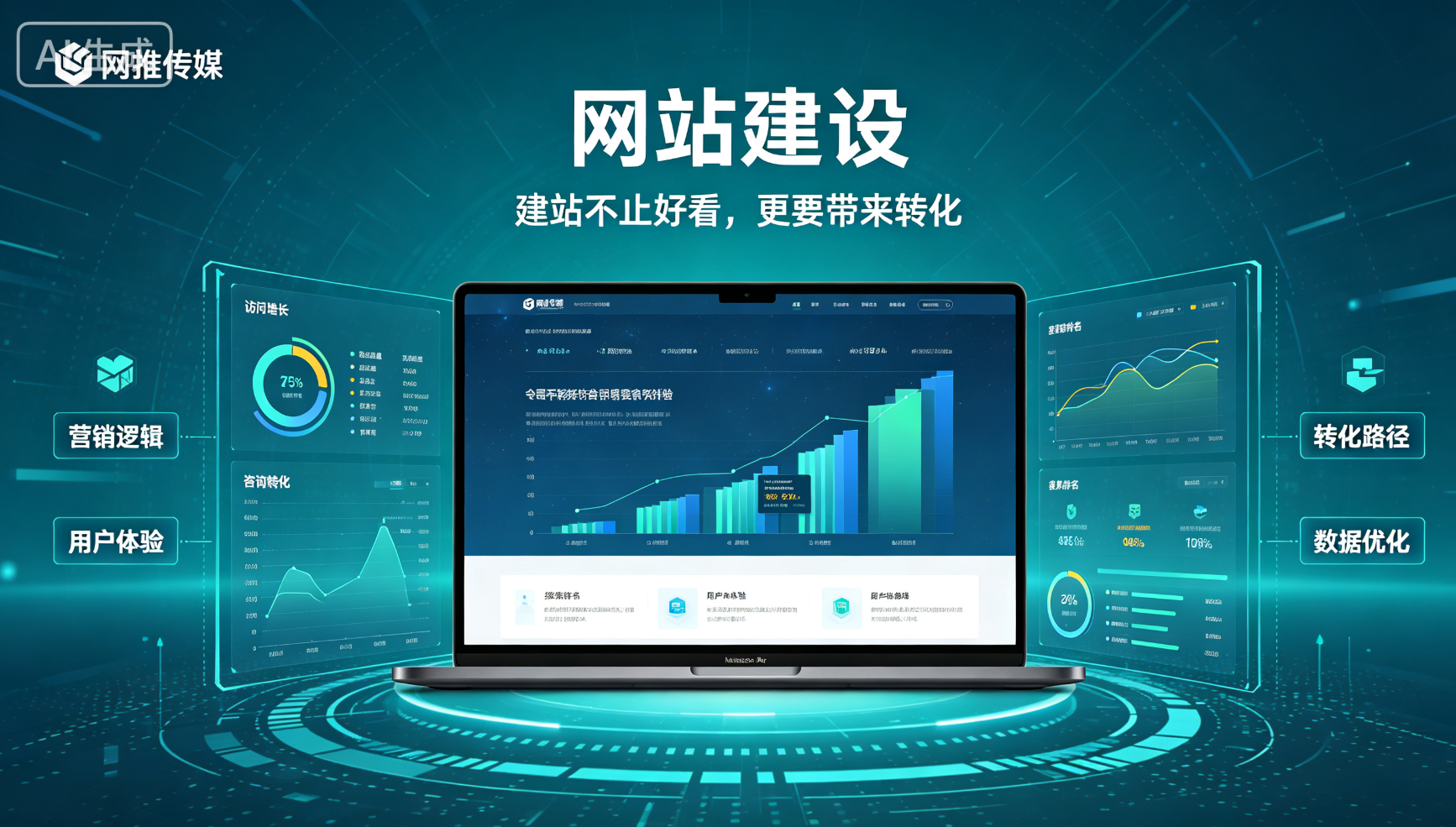 企业官网建设宣传图
